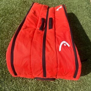 HEAD Red and Black Men's Bag